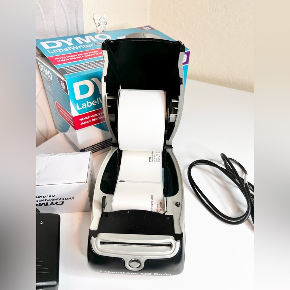 Open Box Dymo Label/Writer 450 Turbo Thermal Label Printer - Picture 5 of 9